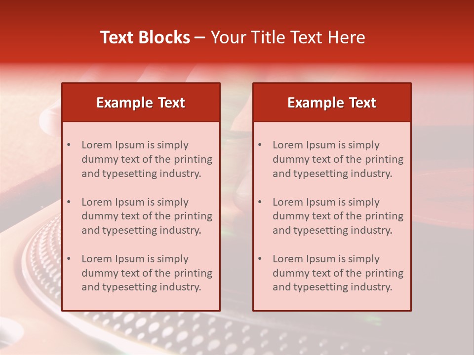 Button Nightclub Lifestyles PowerPoint Template