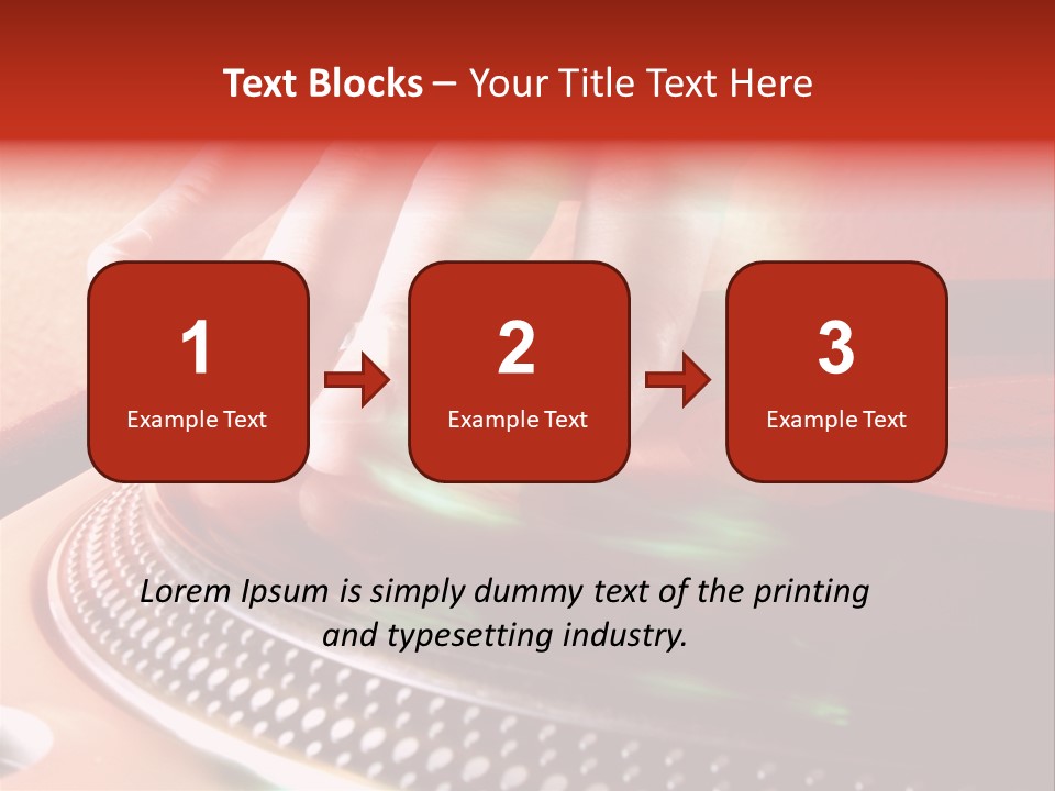 Button Nightclub Lifestyles PowerPoint Template
