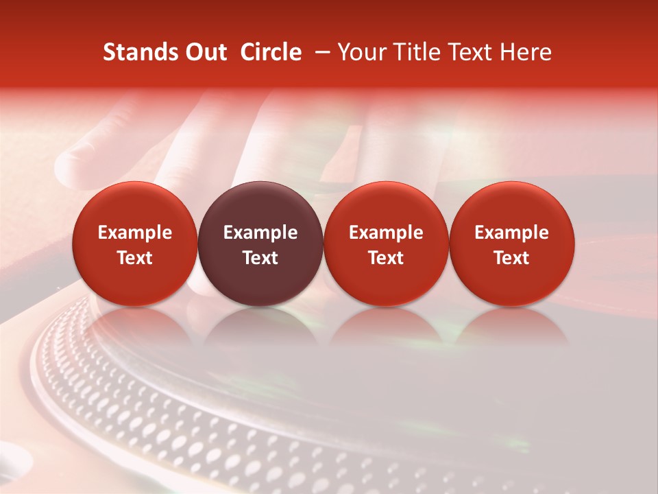 Button Nightclub Lifestyles PowerPoint Template