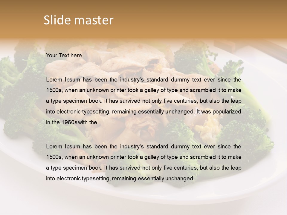 Noodle Chinese Stir PowerPoint Template