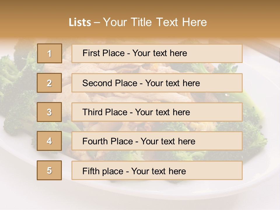 Noodle Chinese Stir PowerPoint Template