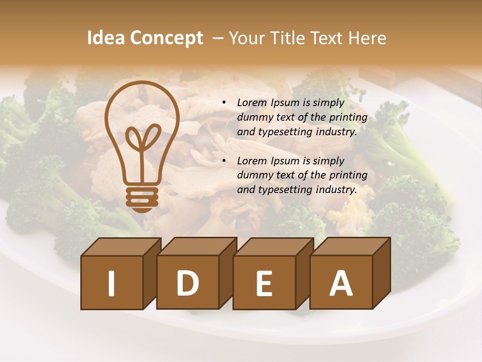 Noodle Chinese Stir PowerPoint Template