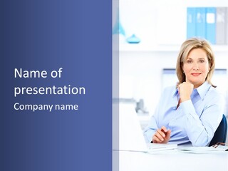 Modern Company Older PowerPoint Template