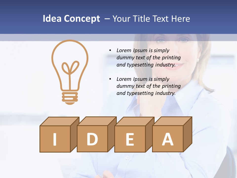 Modern Company Older PowerPoint Template