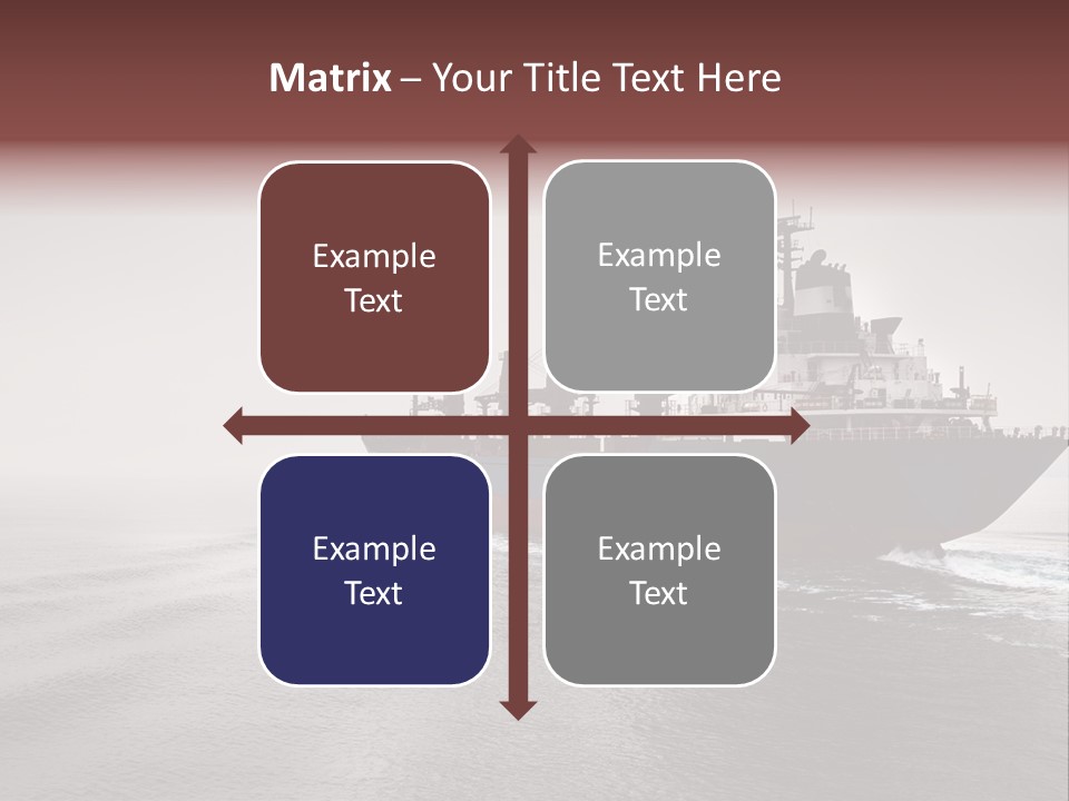 Long Ship Canal PowerPoint Template