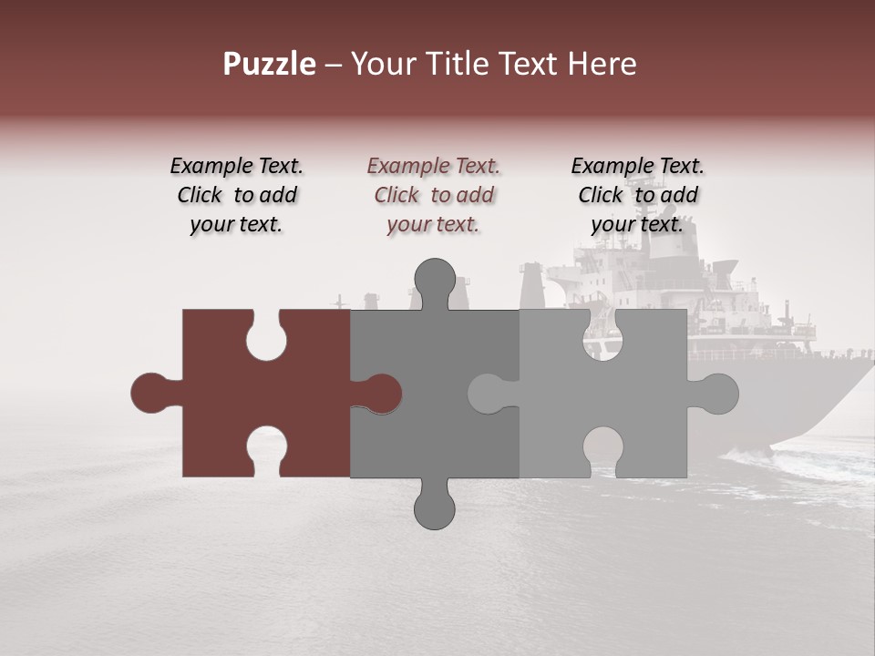 Long Ship Canal PowerPoint Template