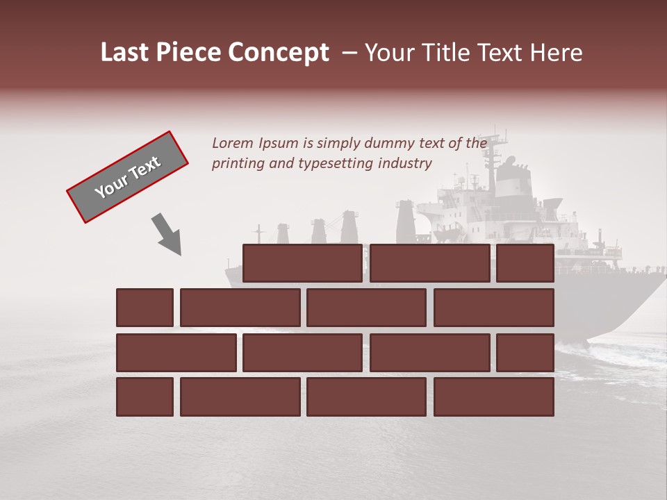 Long Ship Canal PowerPoint Template