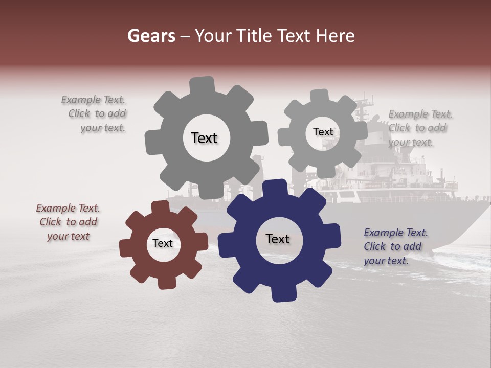 Long Ship Canal PowerPoint Template