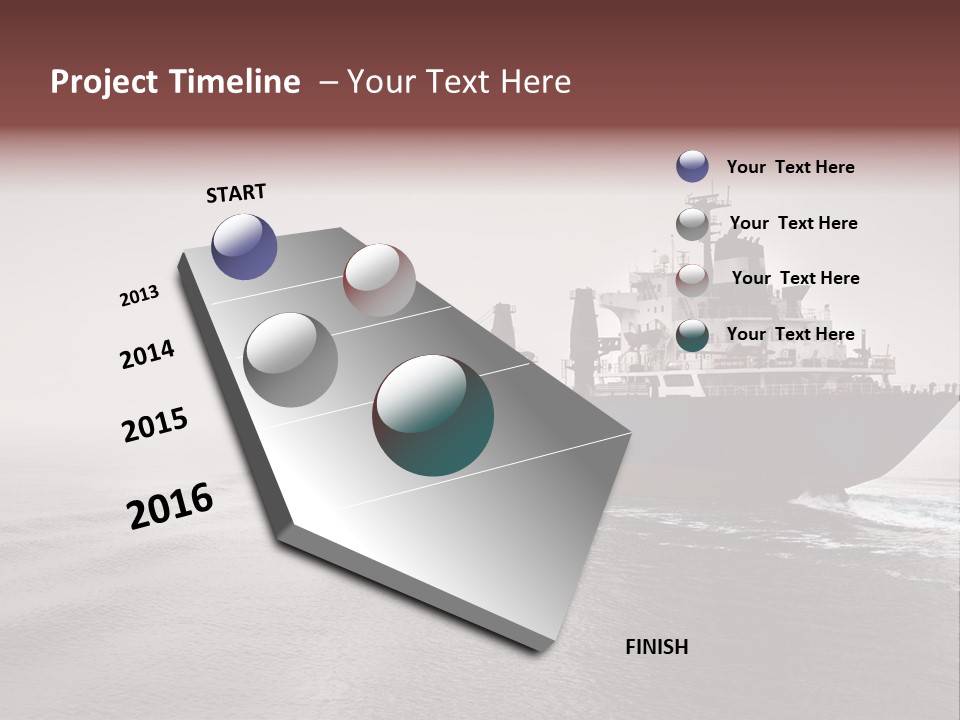 Long Ship Canal PowerPoint Template