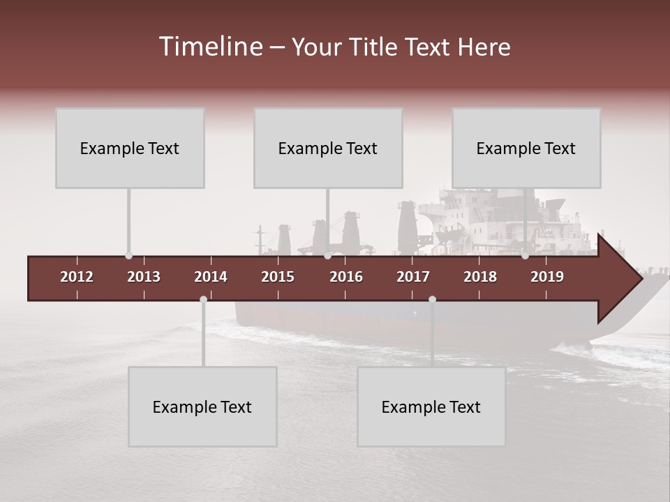 Long Ship Canal PowerPoint Template
