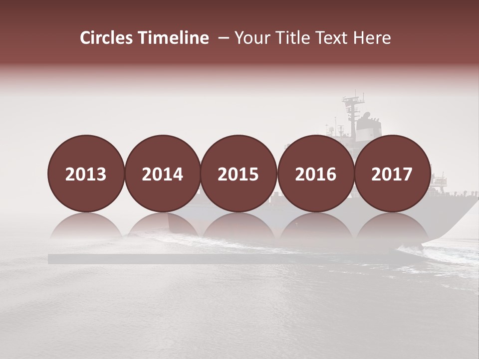 Long Ship Canal PowerPoint Template