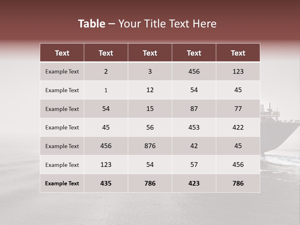 Long Ship Canal PowerPoint Template