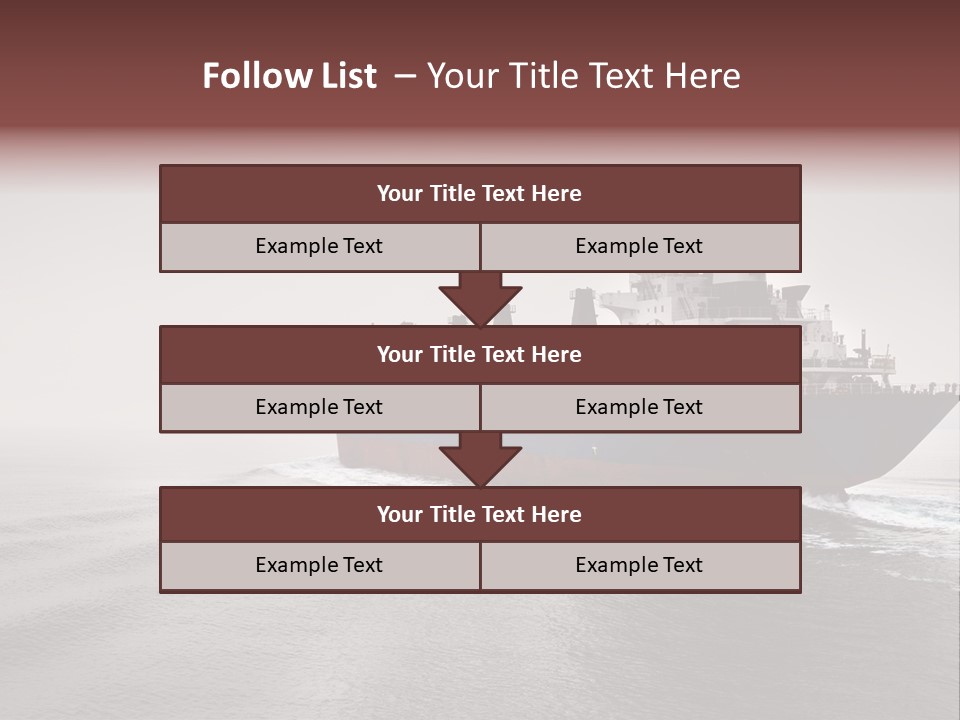 Long Ship Canal PowerPoint Template