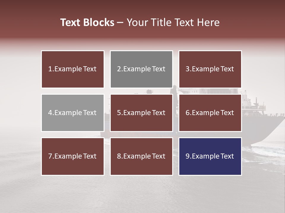 Long Ship Canal PowerPoint Template