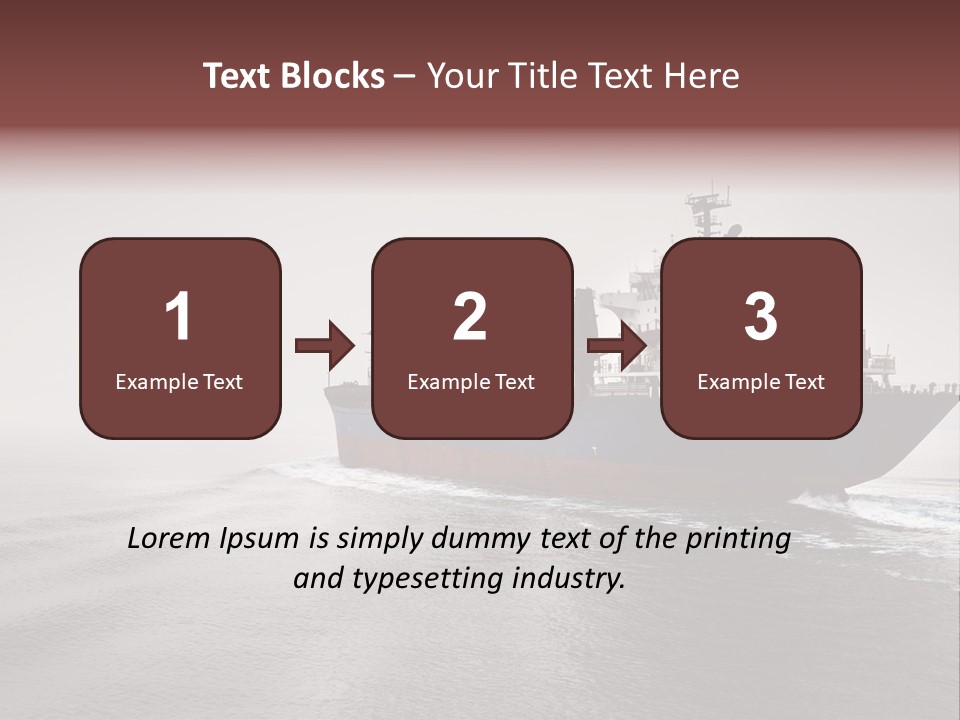 Long Ship Canal PowerPoint Template