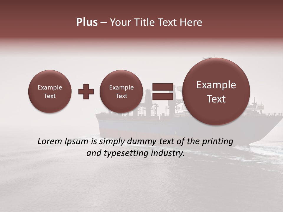 Long Ship Canal PowerPoint Template