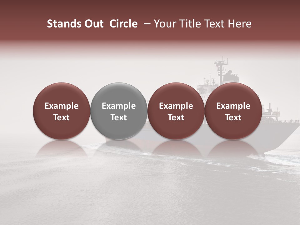 Long Ship Canal PowerPoint Template