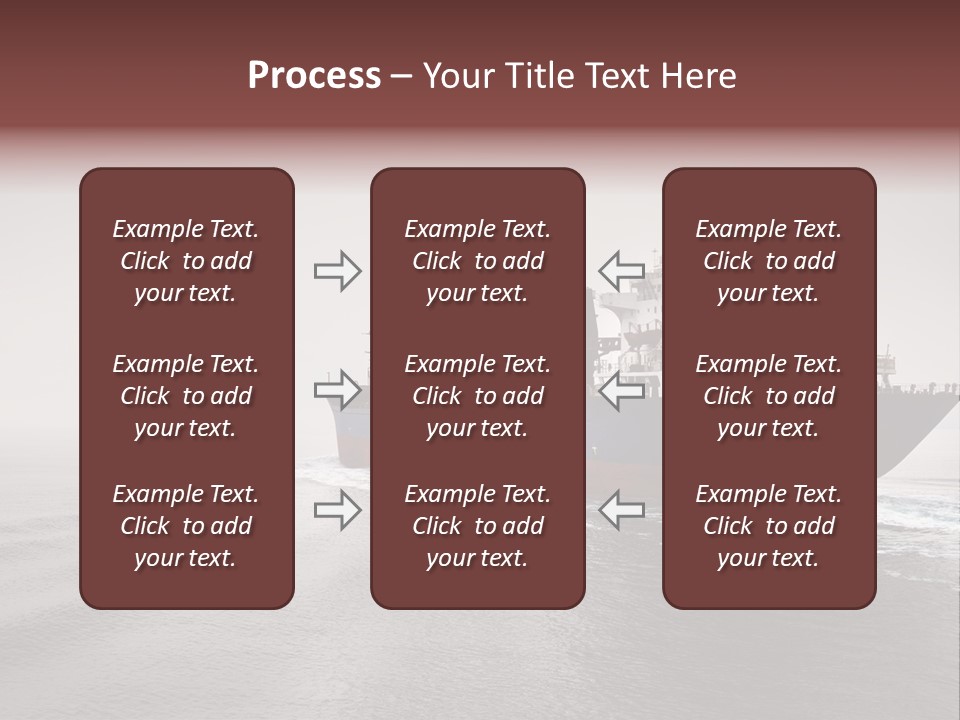 Long Ship Canal PowerPoint Template