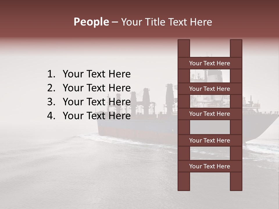 Long Ship Canal PowerPoint Template