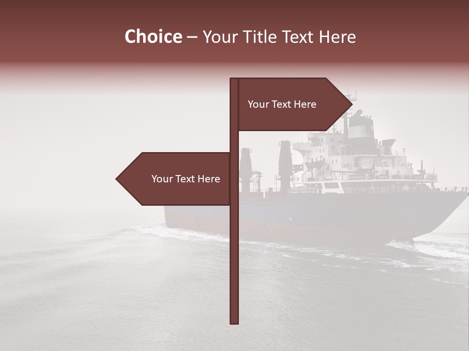 Long Ship Canal PowerPoint Template