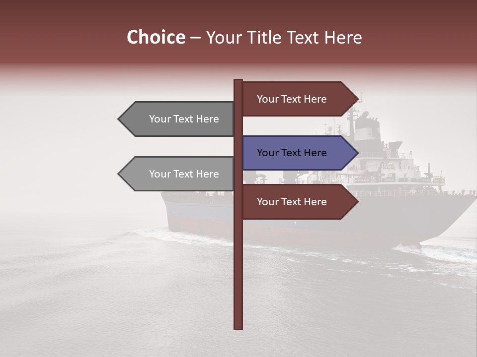 Long Ship Canal PowerPoint Template
