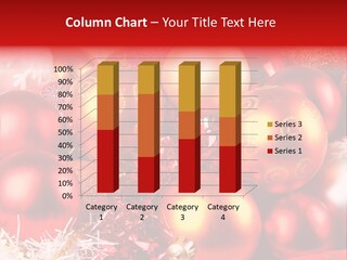 Red Celebrate Glass PowerPoint Template