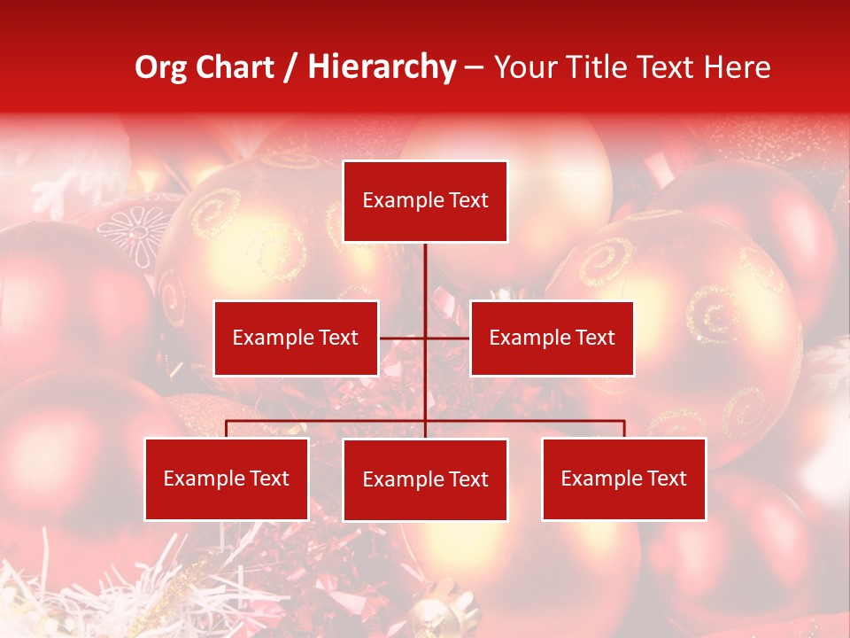 Red Celebrate Glass PowerPoint Template