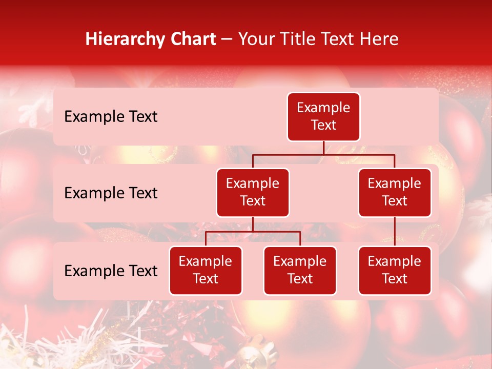 Red Celebrate Glass PowerPoint Template