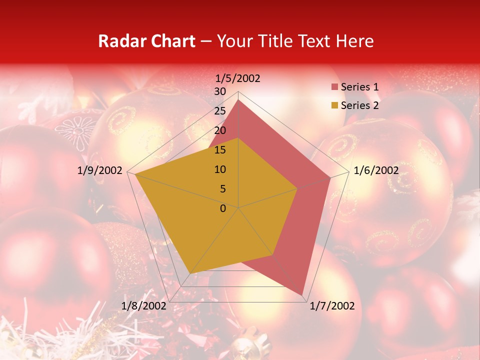 Red Celebrate Glass PowerPoint Template