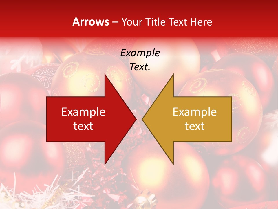 Red Celebrate Glass PowerPoint Template