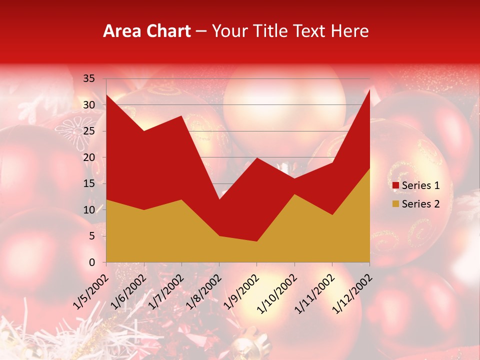 Red Celebrate Glass PowerPoint Template