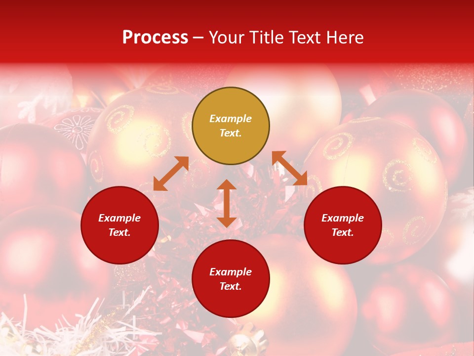 Red Celebrate Glass PowerPoint Template