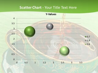 A Cup Of Tea Is Being Poured Into It PowerPoint Template