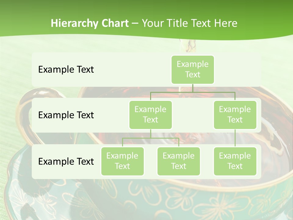 A Cup Of Tea Is Being Poured Into It PowerPoint Template