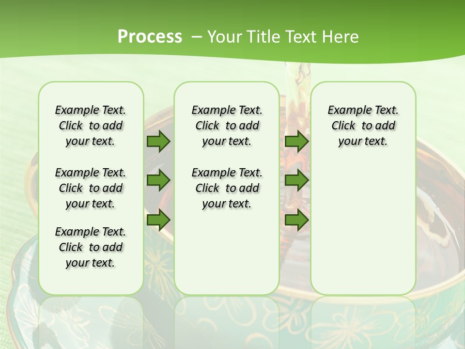 A Cup Of Tea Is Being Poured Into It PowerPoint Template