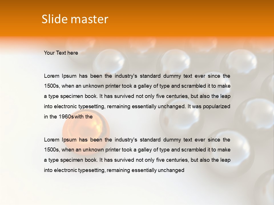 Abstract Elements Silver PowerPoint Template