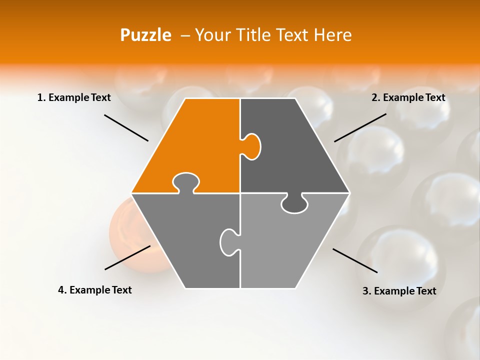 Abstract Elements Silver PowerPoint Template