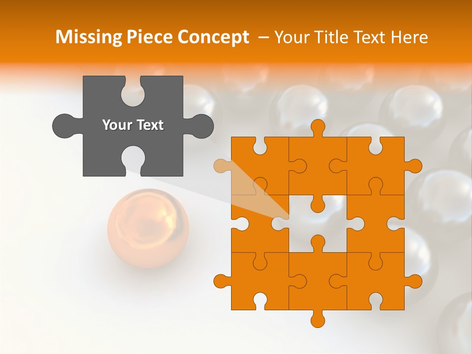 Abstract Elements Silver PowerPoint Template