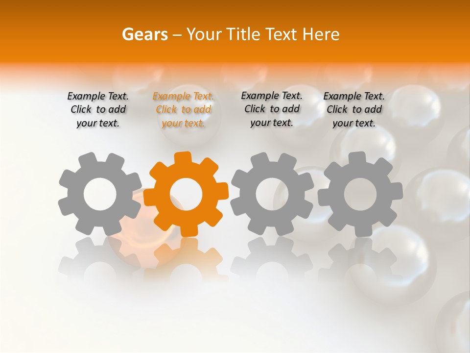 Abstract Elements Silver PowerPoint Template