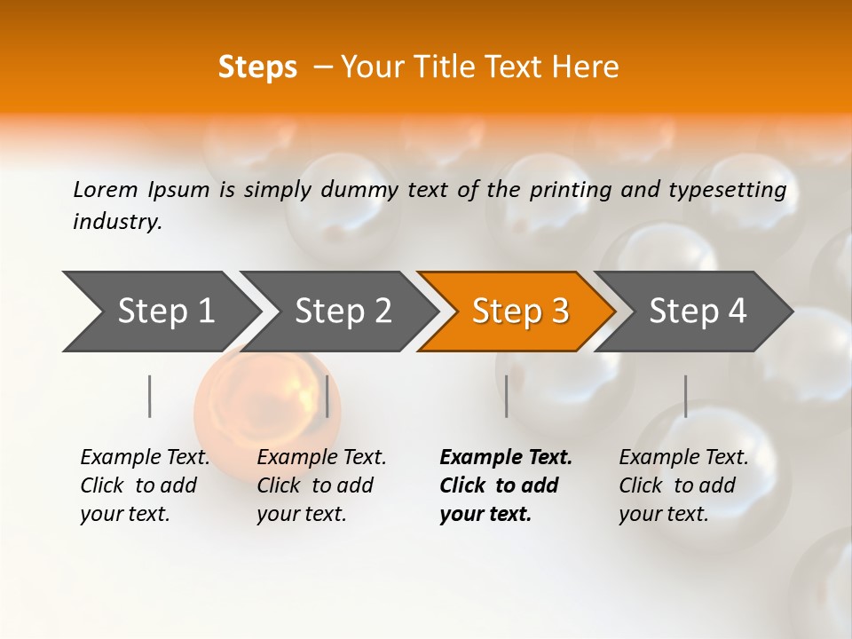 Abstract Elements Silver PowerPoint Template