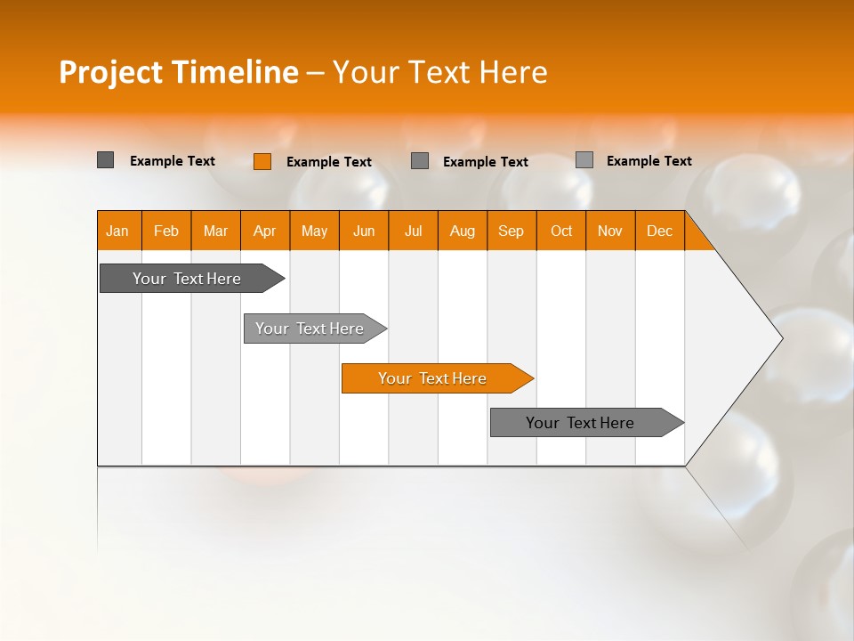 Abstract Elements Silver PowerPoint Template