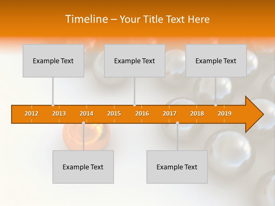 Abstract Elements Silver PowerPoint Template