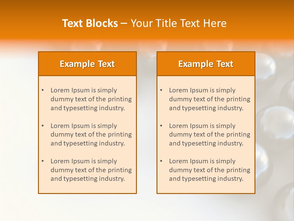 Abstract Elements Silver PowerPoint Template