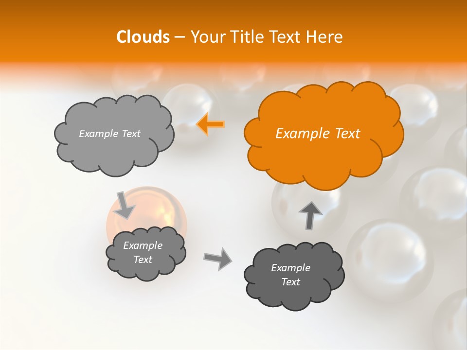 Abstract Elements Silver PowerPoint Template