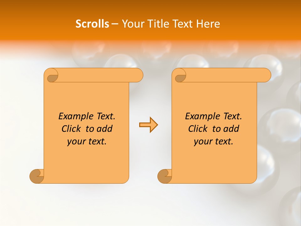 Abstract Elements Silver PowerPoint Template