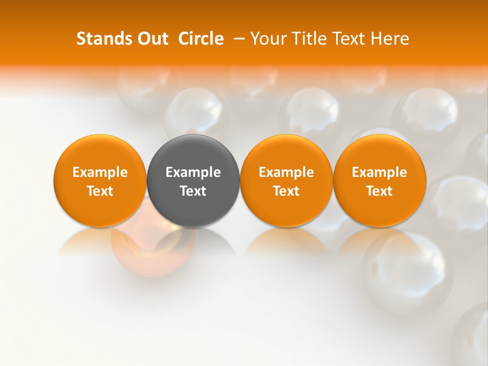 Abstract Elements Silver PowerPoint Template