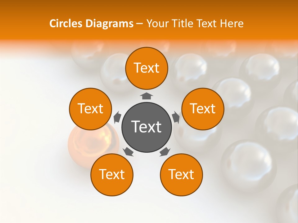Abstract Elements Silver PowerPoint Template