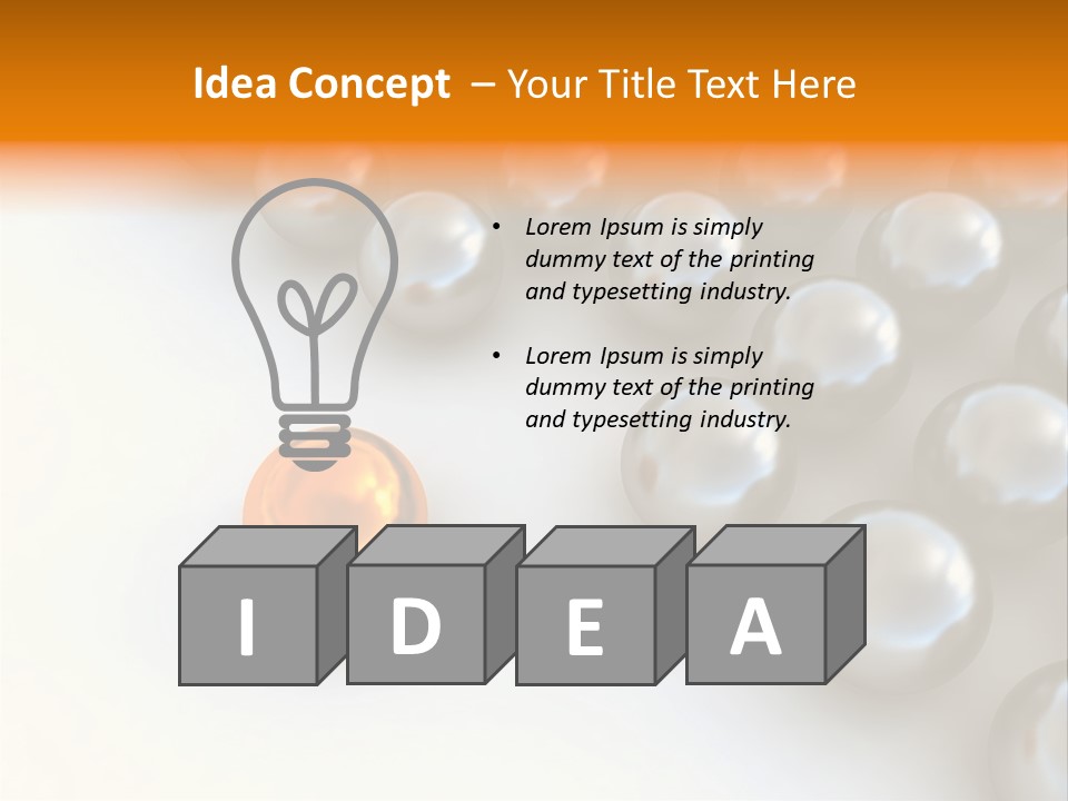 Abstract Elements Silver PowerPoint Template