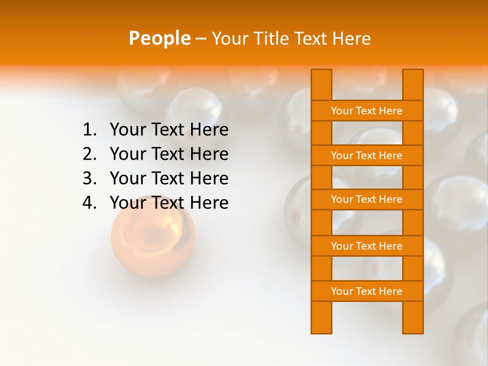 Abstract Elements Silver PowerPoint Template