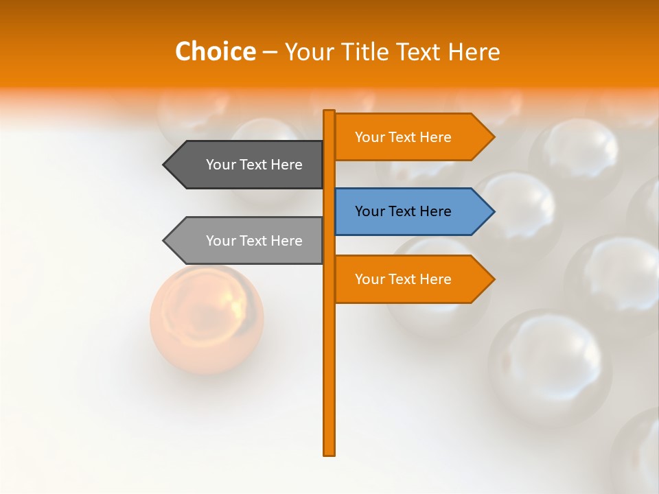 Abstract Elements Silver PowerPoint Template